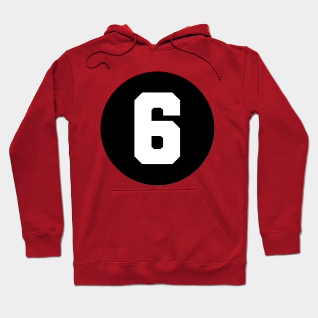 Number Six - 6 Hoodie by SPAZE